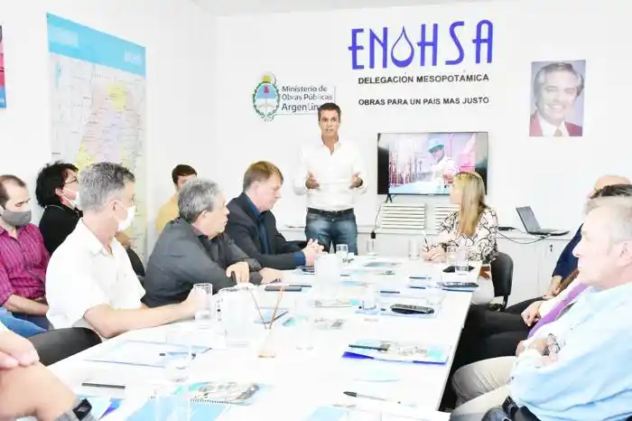 La Cámara Entrerriana de la  Construcción valoró la inversión que ENOHSA realiza en obras