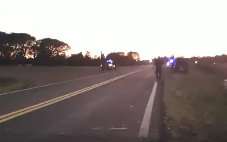 Trágico choque en ruta entrerriana: un hombre murió atropellado