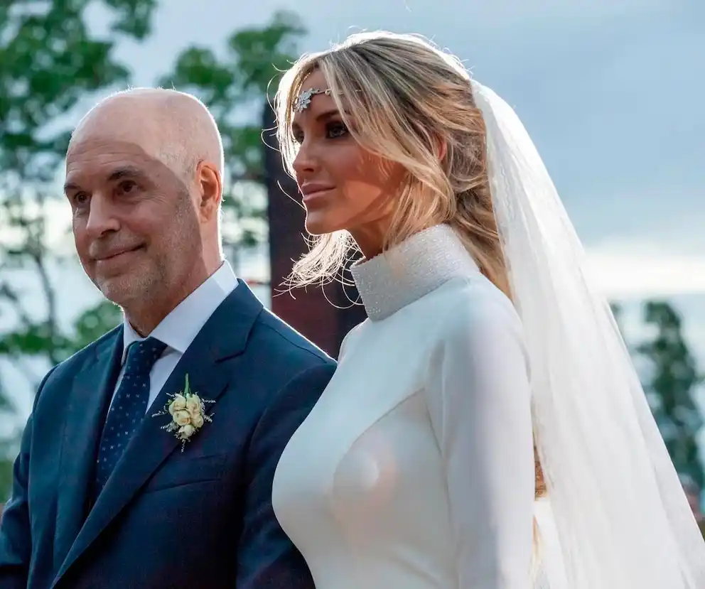 El día del casamiento de Horacio Rodríguez Larreta y Milagros Maylin