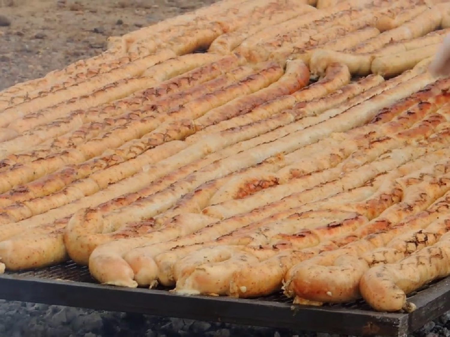 Récord en Colón: asaron chorizo de pollo de 250 metros
