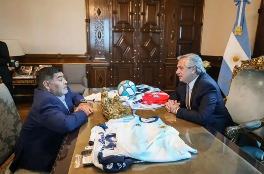 Maradona apoyó a Alberto Fernández: "Es el capitán que tiene que salir a demostrar"