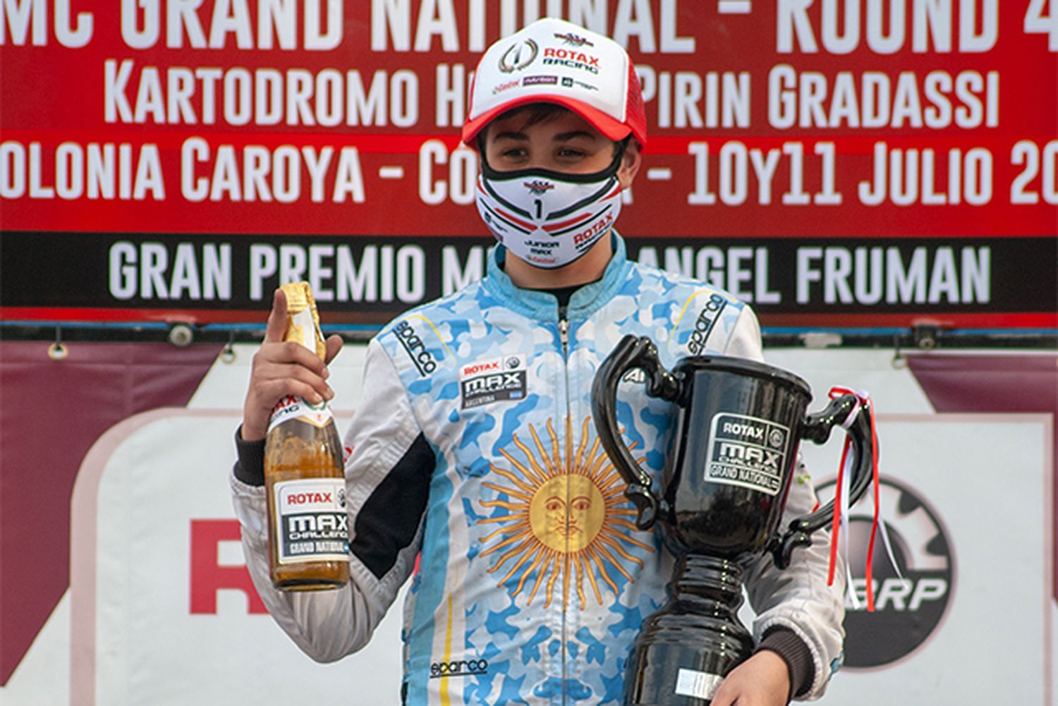 Gran fin de semana de Nazareno López en Colonia Caroya por la RMC Grand National
