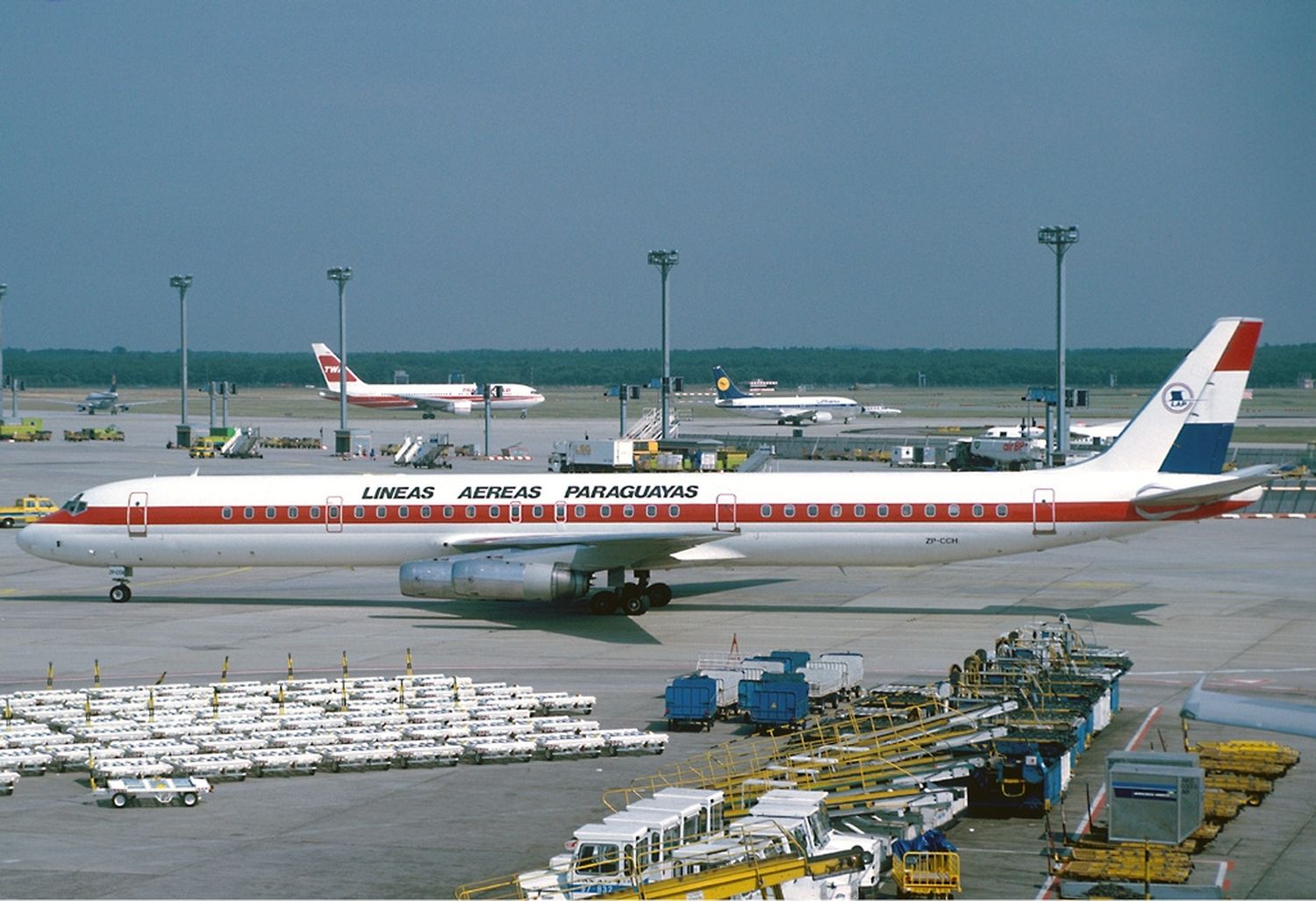 #TBT: Los vuelos de Líneas Aéreas Paraguayas (LAP) entre Asunción, Bruselas, Madrid y Frankfurt en 1986