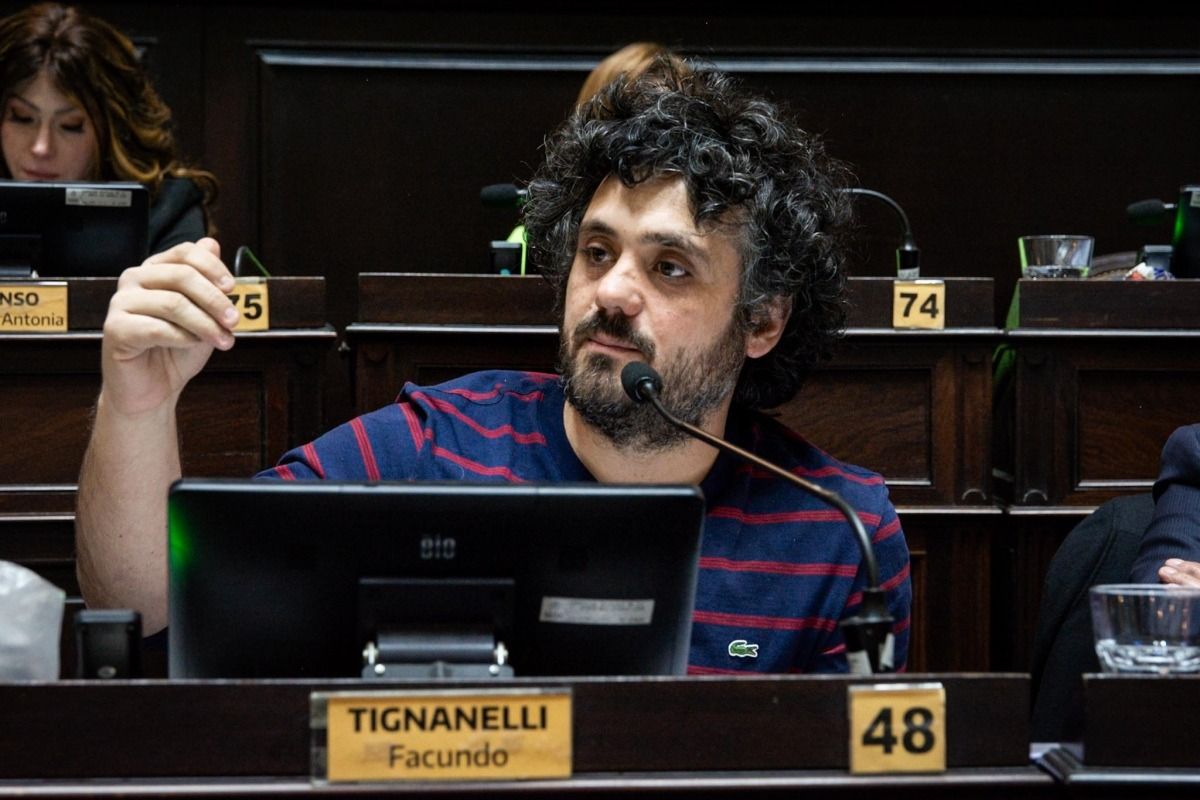 Facundo Tignanelli, diputado de Unión por la Patria.