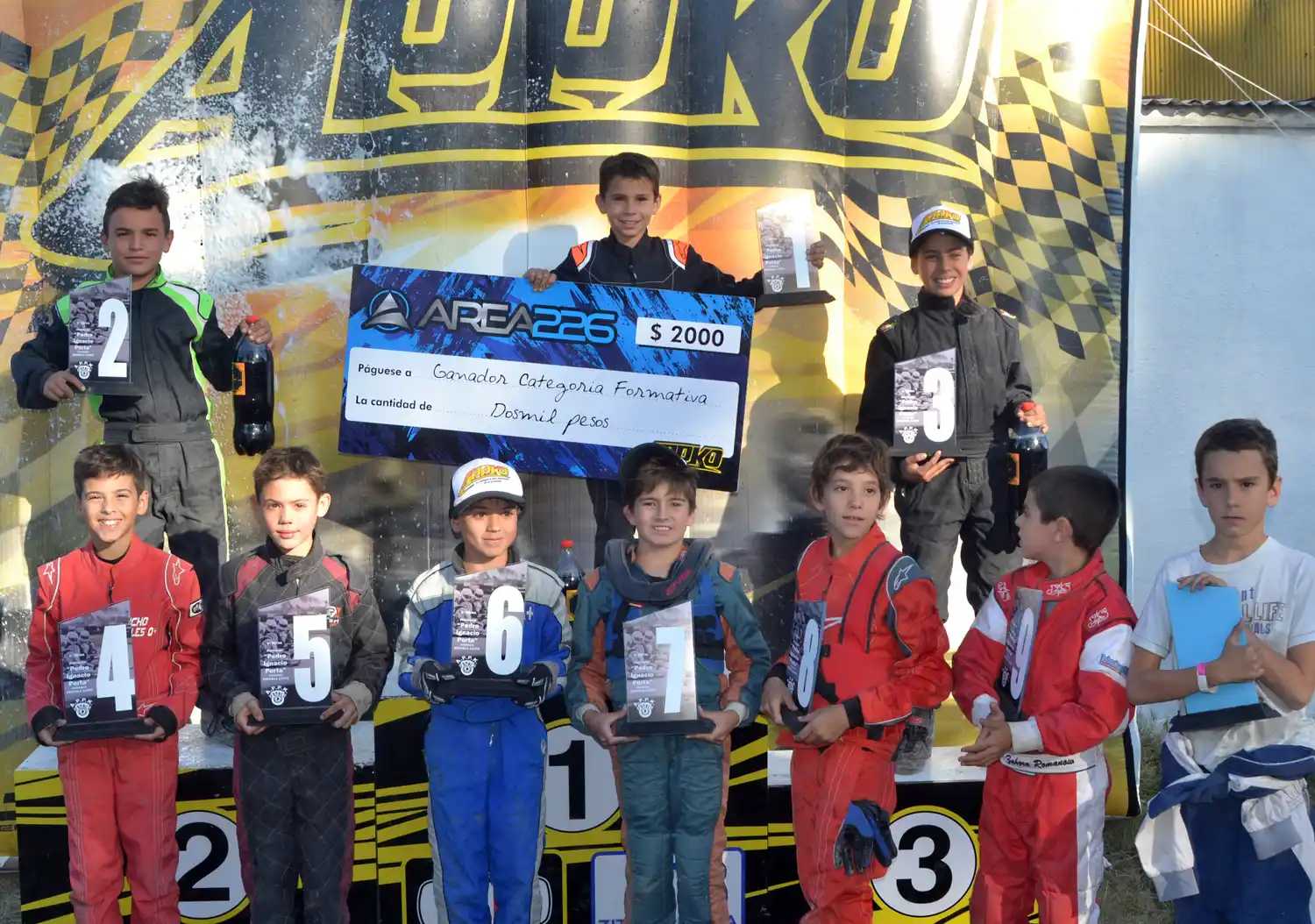 Se corrió otro capítulo del  Kart de APPK en Laprida