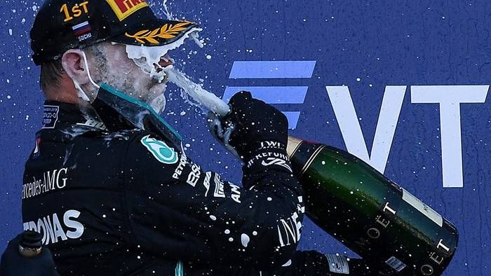 Fórmula Uno: Bottas ganó en Rusia y postergó el récord de Hamilton