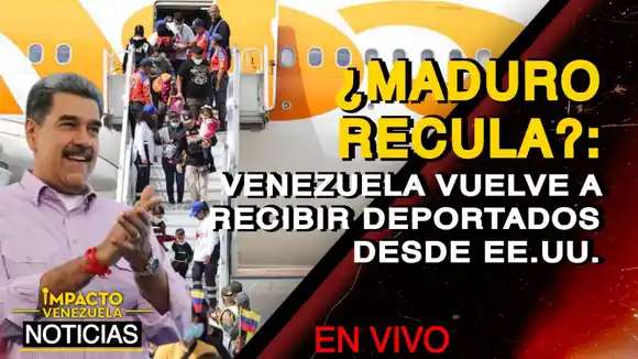 ¿MADURO RECULA?: Venezuela vuelve a recibir deportados desde EE.UU. – VIDEO
