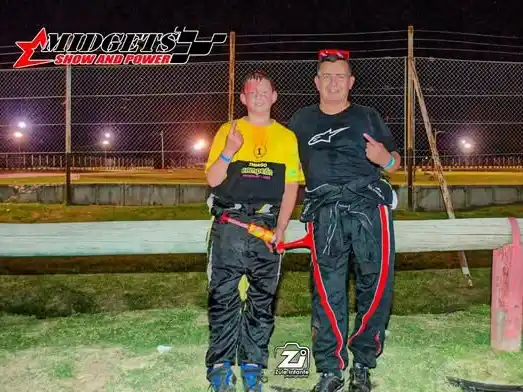 Fernando Merke y Thiago Kunz son los campeones del Midgets Show and Power