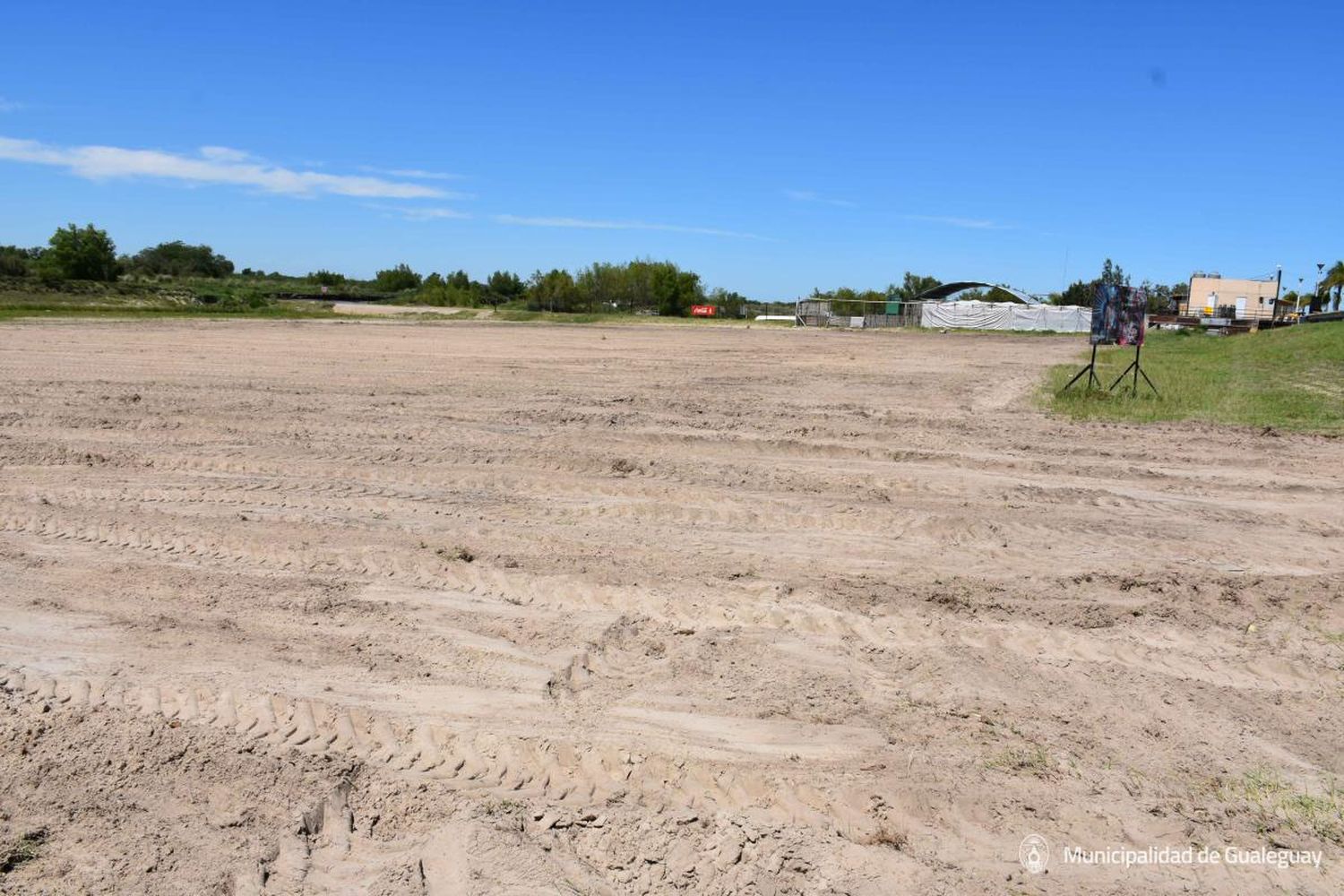 Avanza la obra del Espacio Deportivo-Recreativo de la Costanera