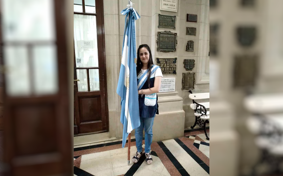 Delfina Laserna se recibió de maestra especial con el mejor promedio