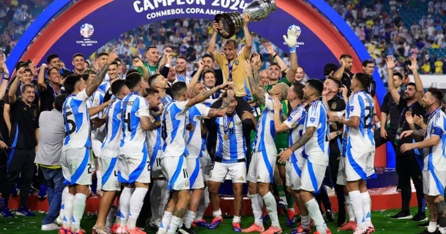 Marito con la Copa América.