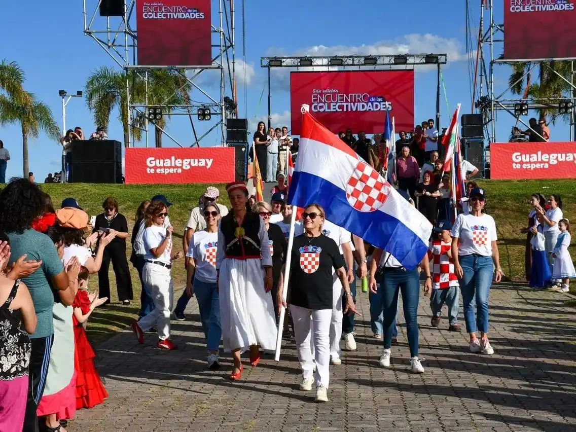 El stand de Croacia fue el gran ganador de la Fiesta de las colectividades.