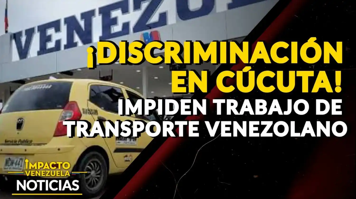 ¡Discriminación en Cúcuta! Impiden trabajo de transporte venezolano – VIDEO