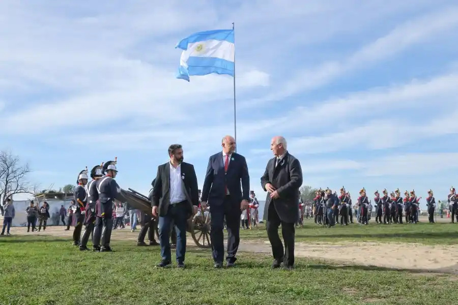 El gobernador Omar Perotti encabezó este lunes, junto al intendente de Puerto General San Martín
