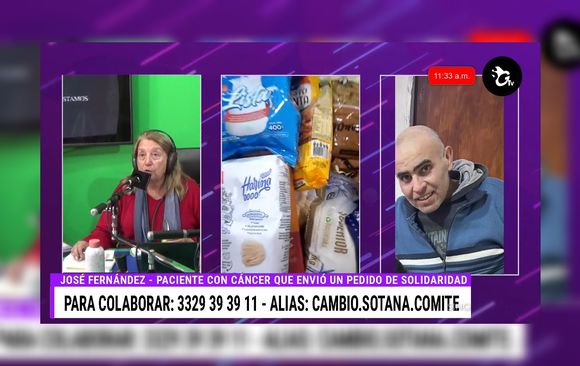 Llega la ayuda solidaria para José, que padece cáncer y no puede trabajar