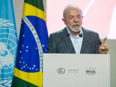 Luiz Inácio Lula da Silva durante la apertura de la COP30.