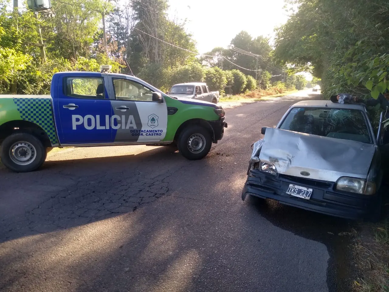 Conductor alcoholizado chocó contra un patrullero