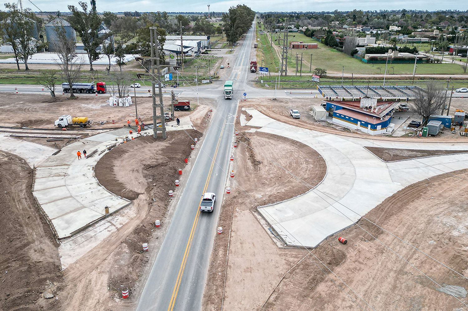 La obra vial brindará mayor seguridad del tránsito.