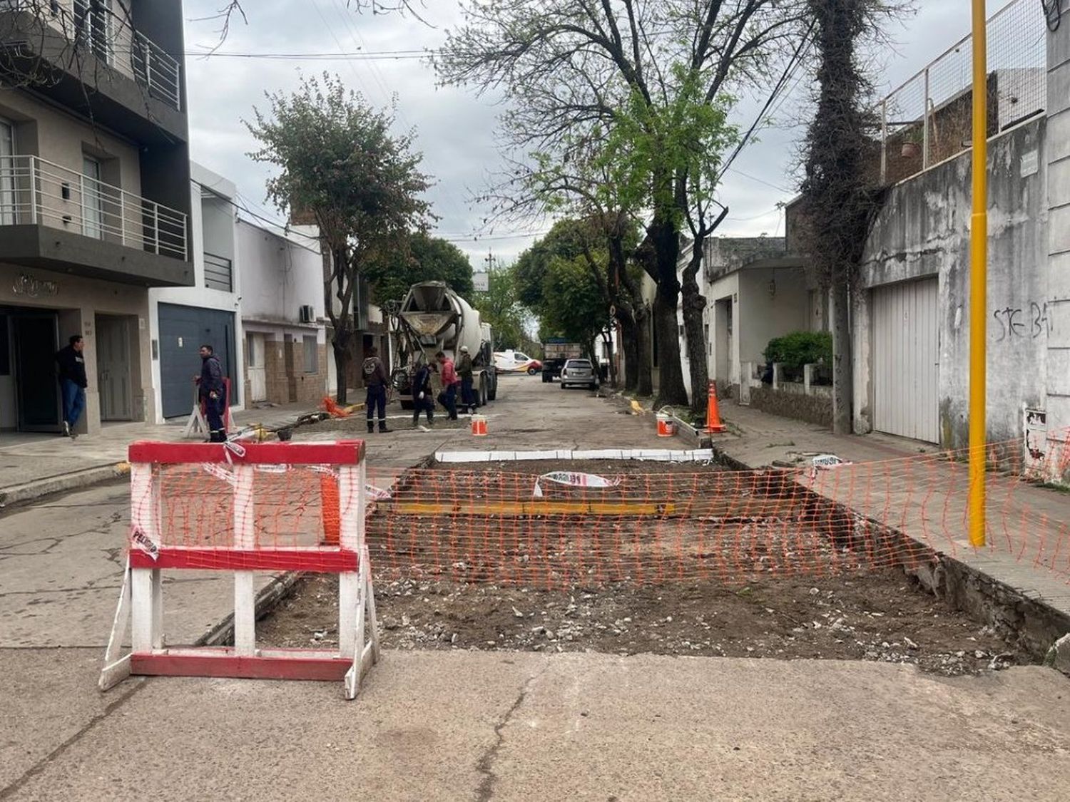 Varias calles están cortadas o con circulación restringida en la ciudad