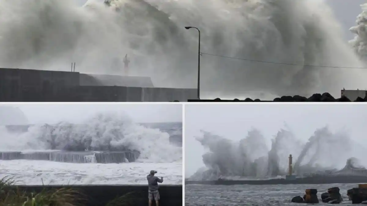 TORMENTA HAIKUI AVANZA hacia China tras golpear dos veces Taiwán