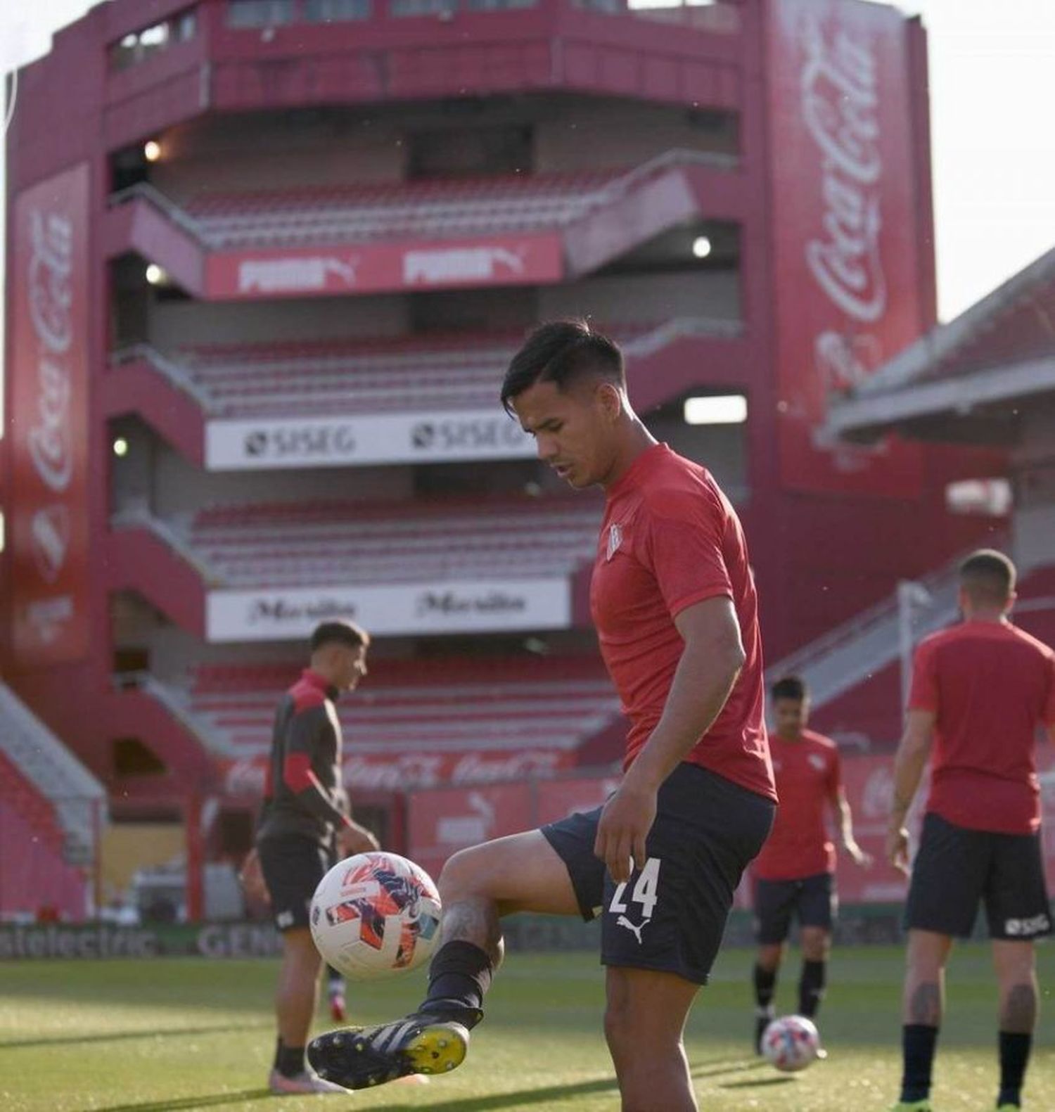 Barreto estuvo presente en la goleada que sufrió Independiente