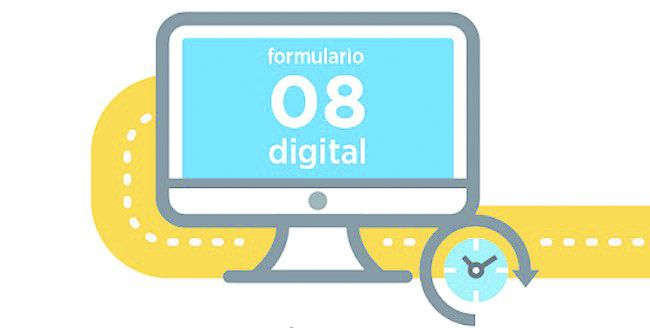 El formulario 08 ahora se puede realizar por Internet