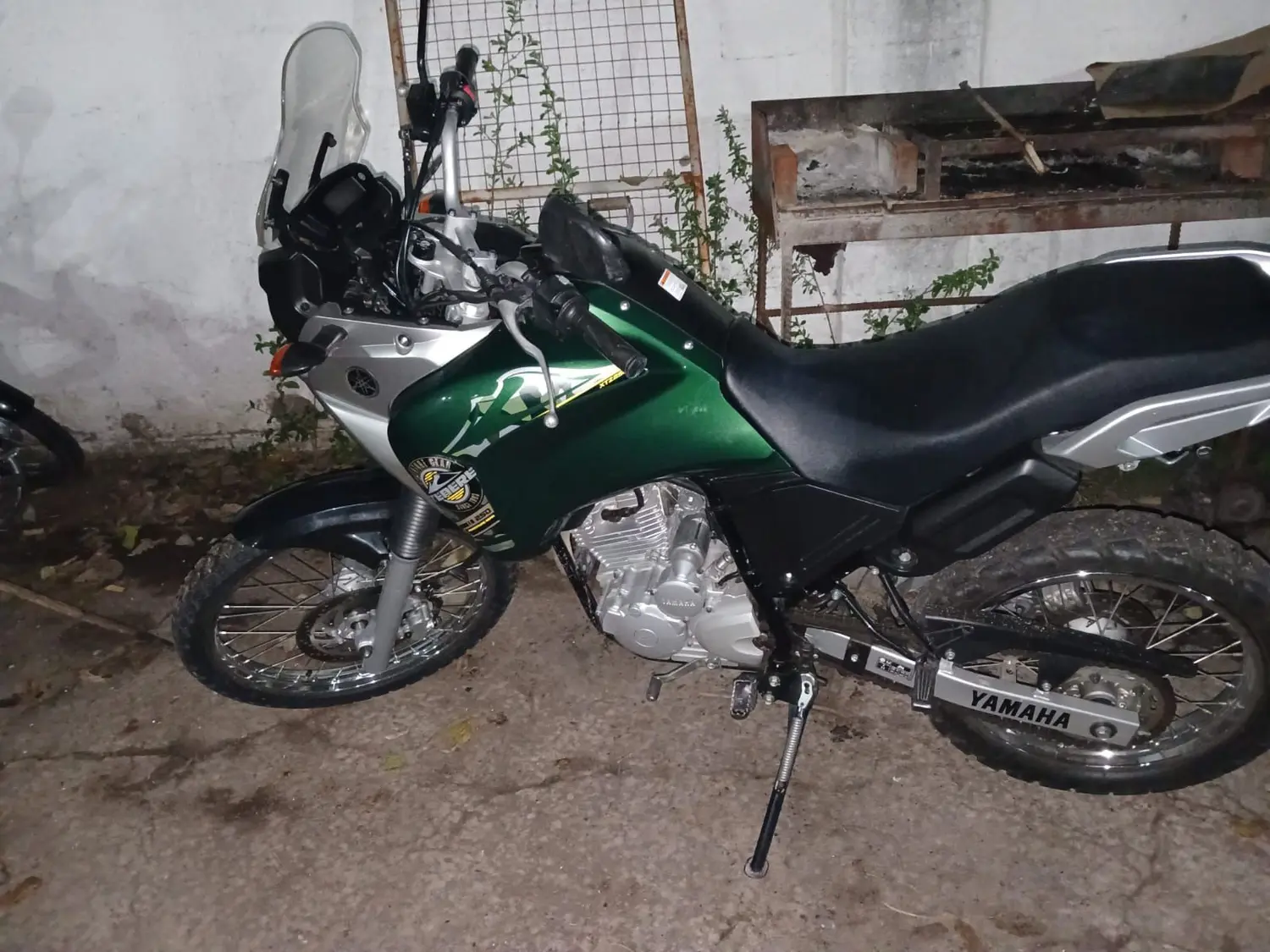 Moto secuestrada.
