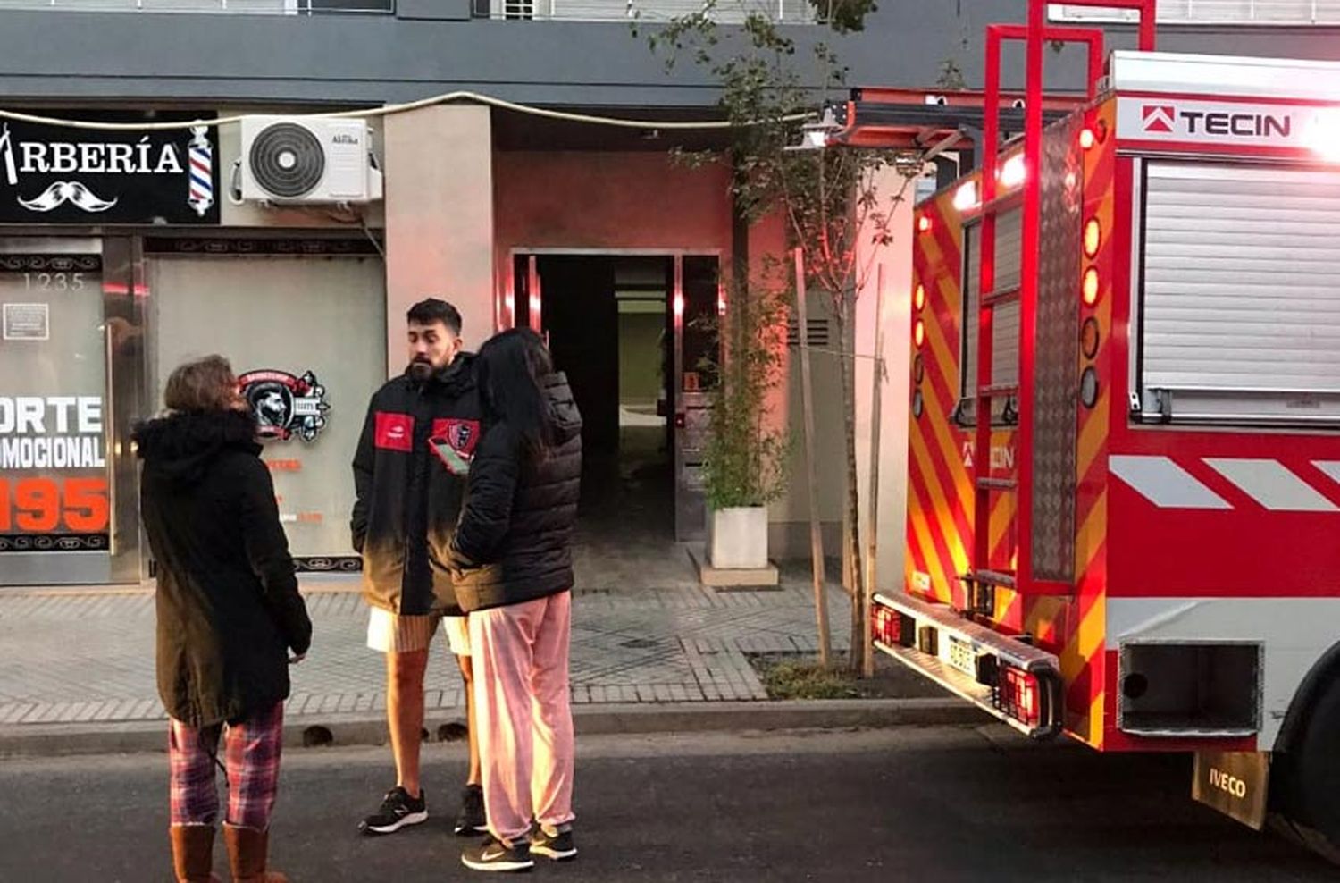 Pánico en un edificio en pleno centro por un principio de incendio