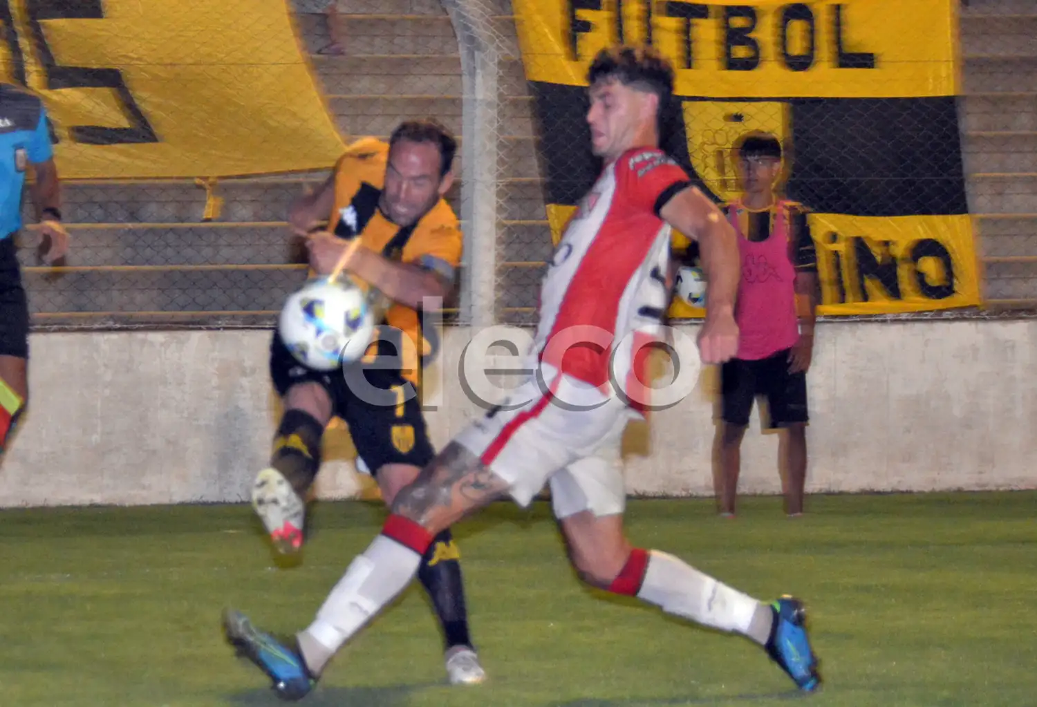 Martín Michel, en Santamarina-Sansinena, primer partido de la temporada, el 11 de marzo pasado.