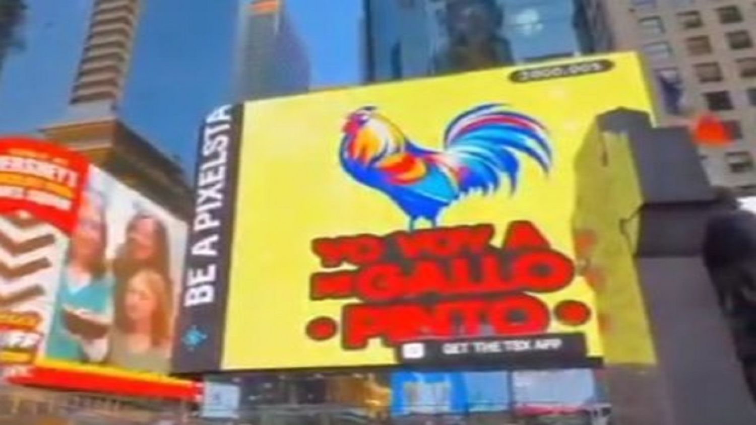 CUANDO SE TRATA DE ELECCIONES no hay sanciones que valgan: propaganda del Gallo Pinto llega  a Times Square
