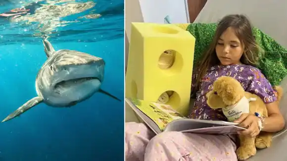 Terror en una playa de Florida: una nena de 9 años fue atacada por un tiburón mientras buceaba con su mamá
