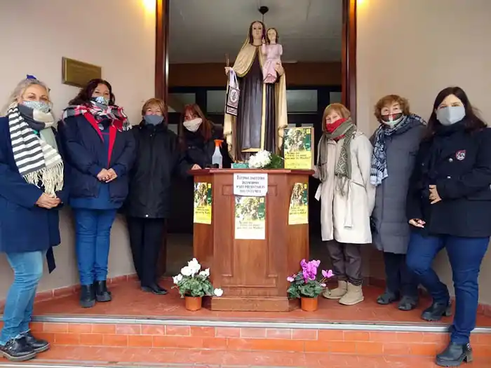 La Patrona de la ciudad continúa con su misión callejera