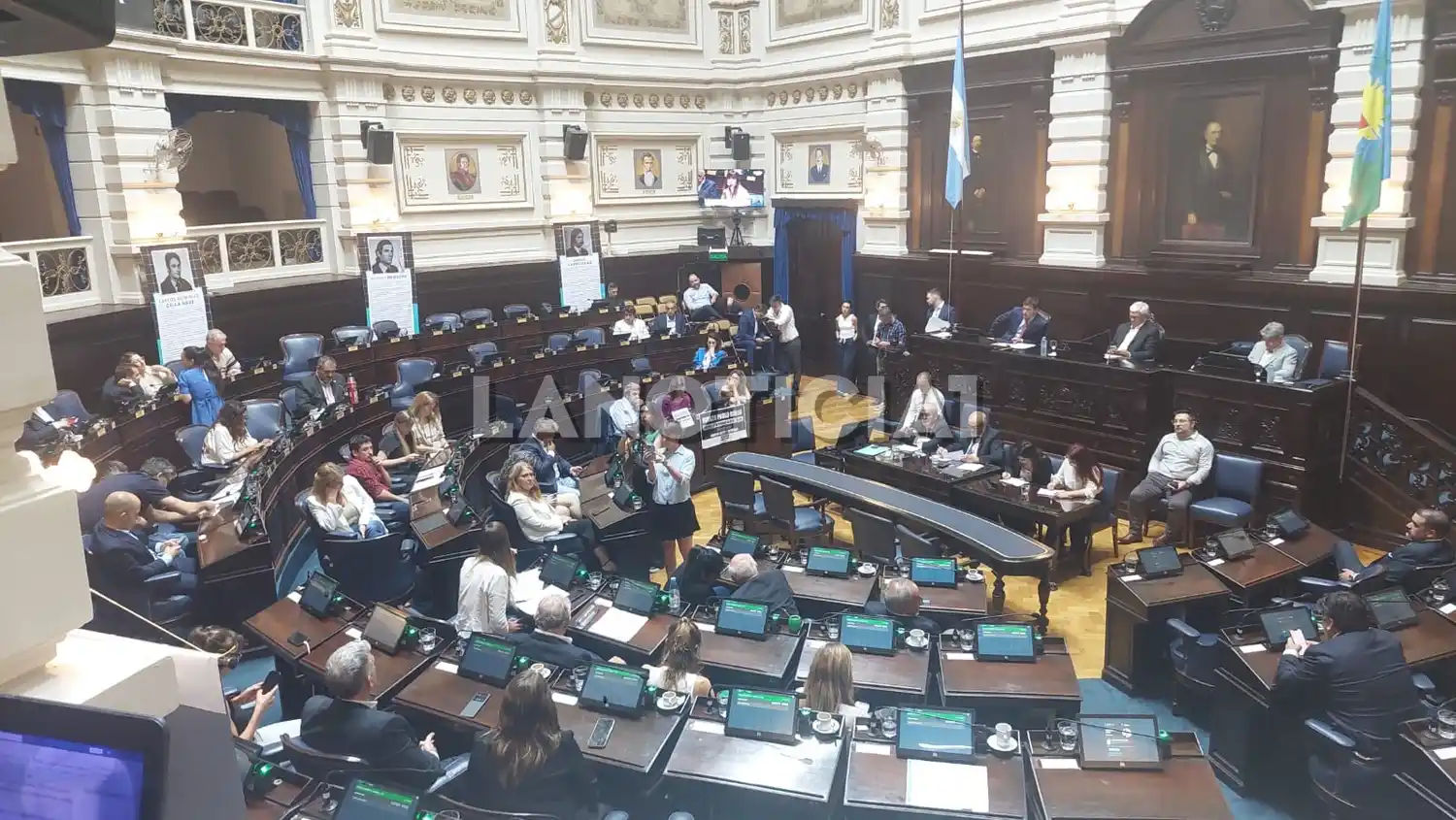 Sesión Especial en la cámara de Diputados bonaerense.