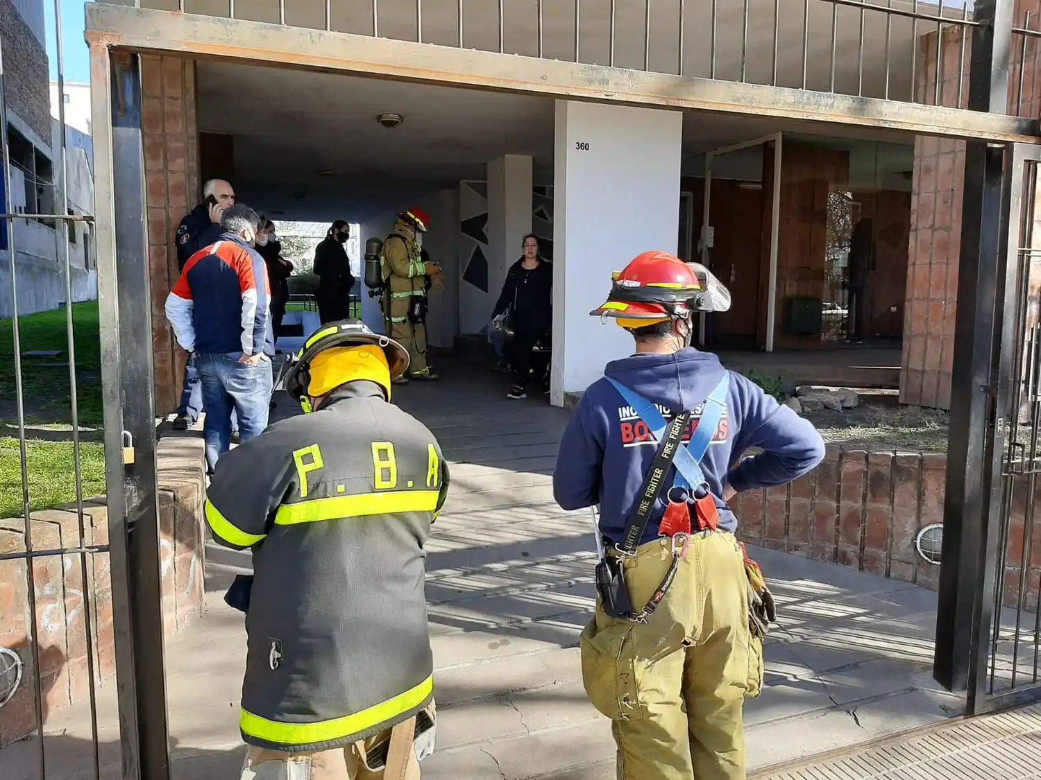 principio de incendio