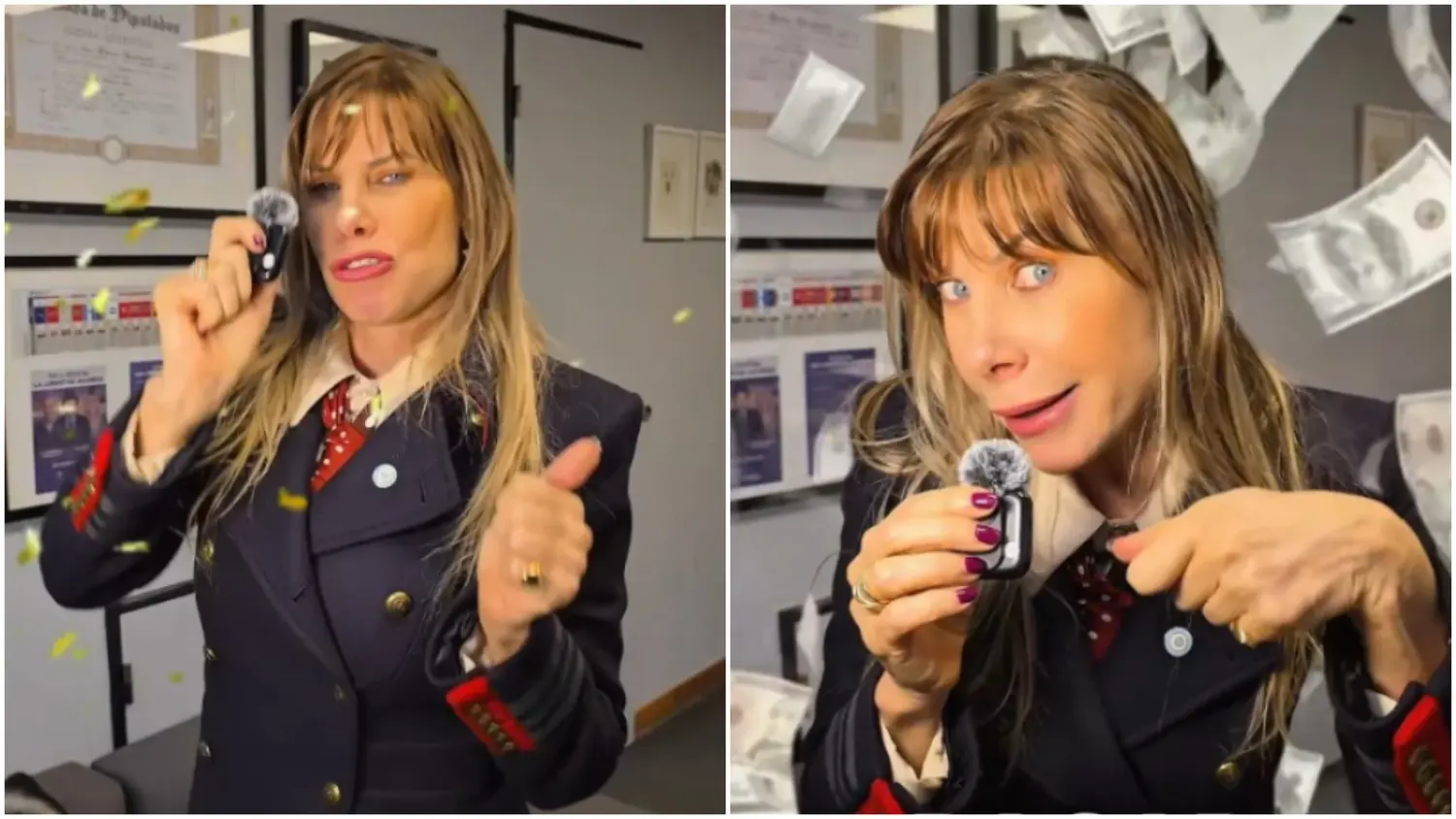 Karen Reichardt festejó bailando el arancelamiento de hospitales para extranjeros: "Ahora van a tener que pagar"