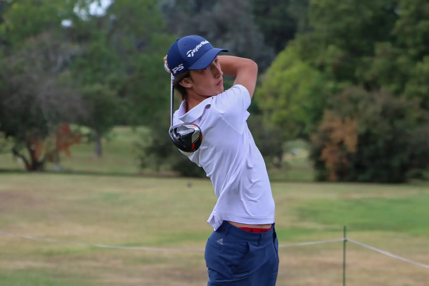 Julio Goti jugó en Torrey Pines, el reconocido campo californiano.