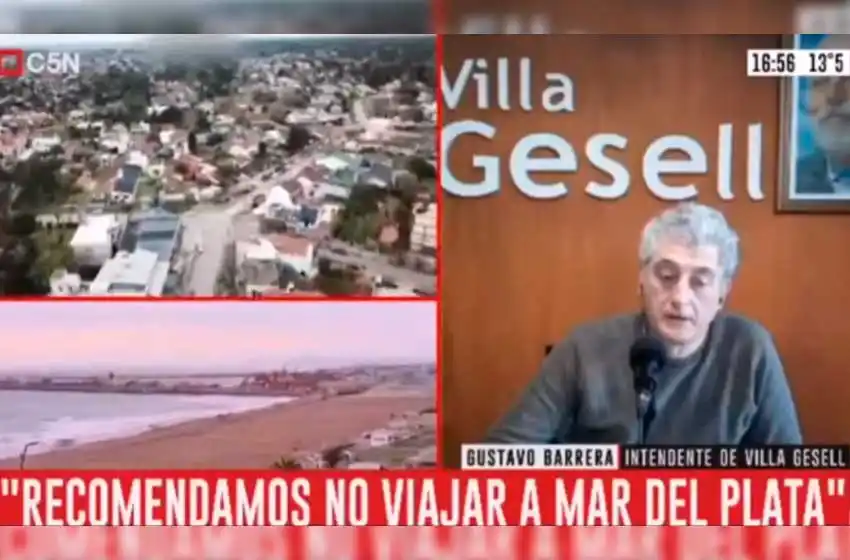 Villa Gesell insistió con la circulación comunitaria en Mar del Plata: "No soy el único intendente que lo piensa"