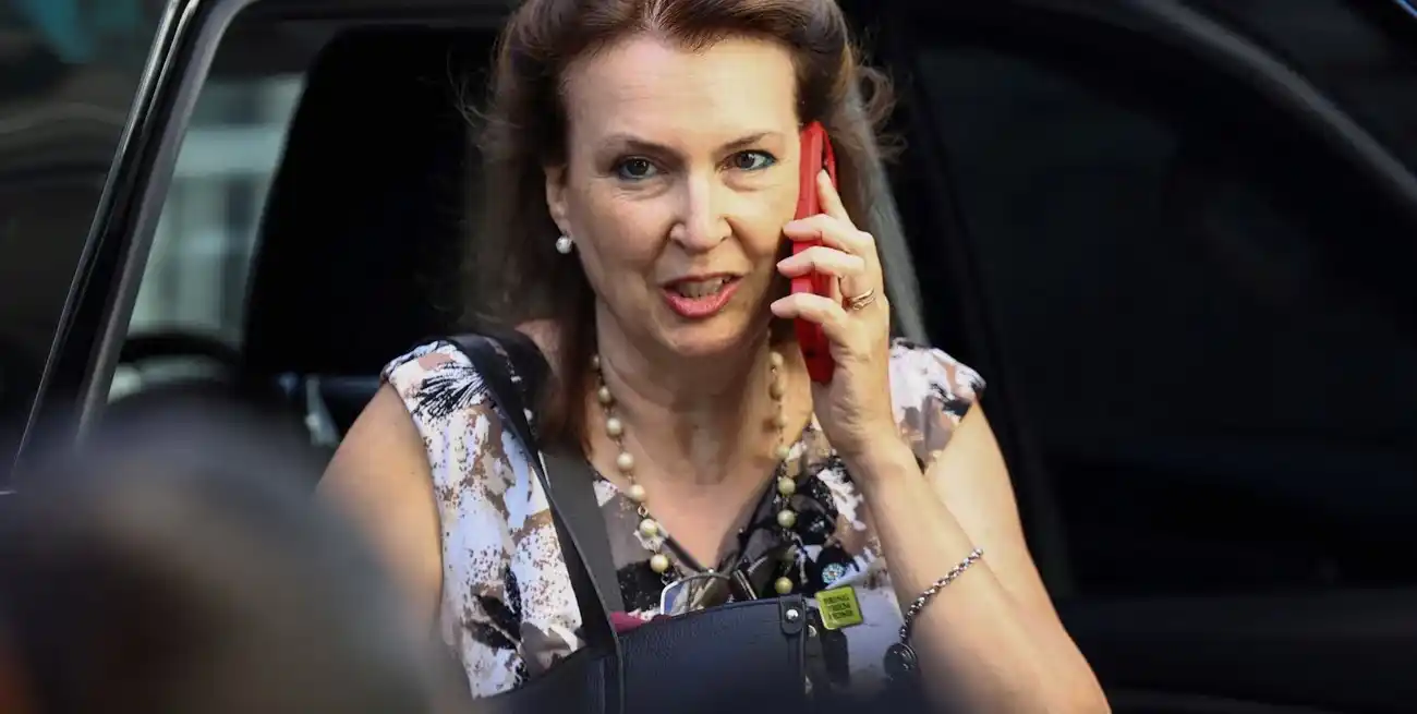 Diana Mondino, canciller de Argentina. Crédito: Agustin Marcarian/Reuters