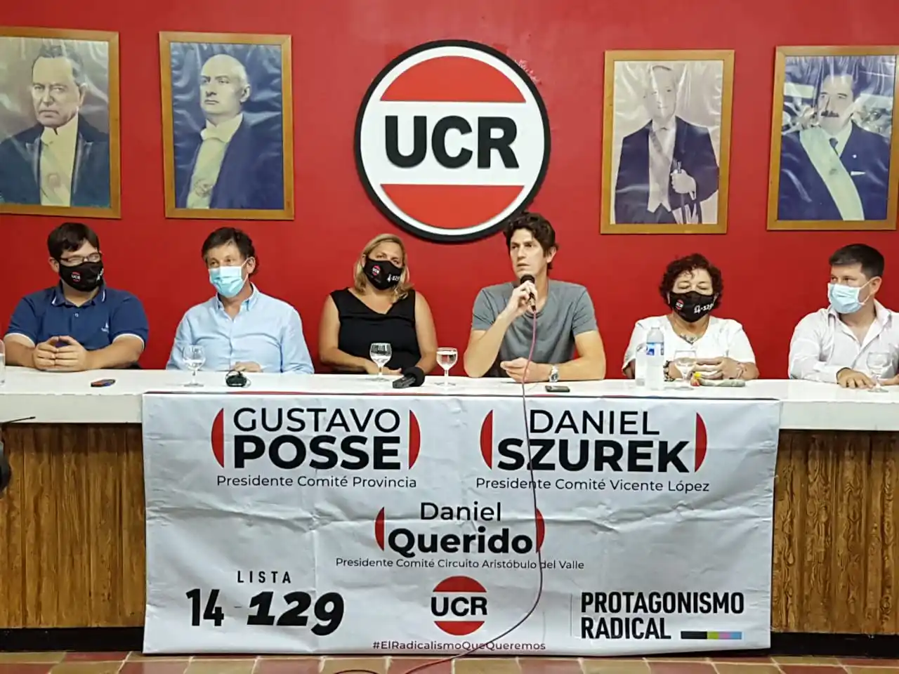 Posse y Losteau, con más de 500 jóvenes en Vicente López: Apuntaron contra el radicalismo "sumiso, misógino y entregador"