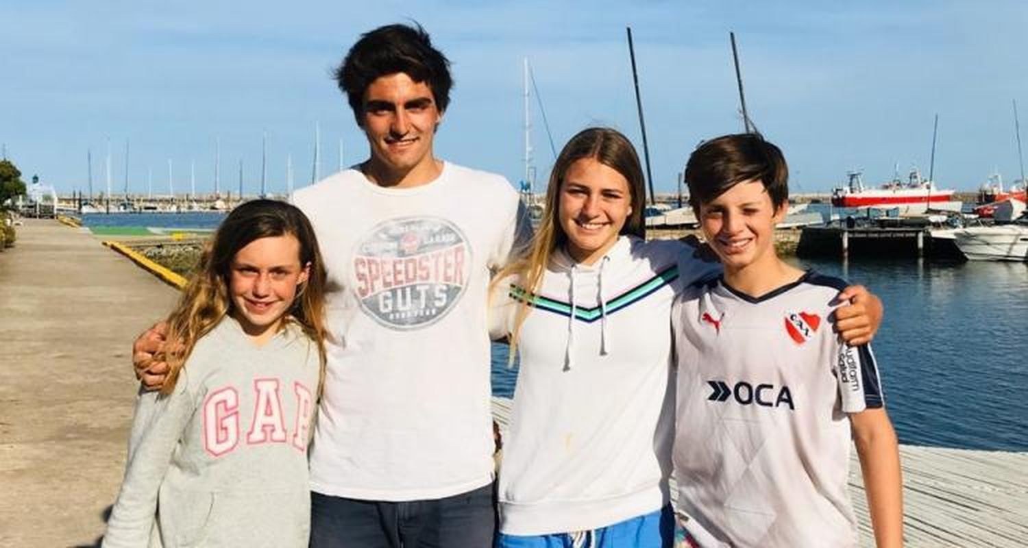 Delfina Kuttel, Francina Paz y Agustín Malacalza clasificaron al Sudamericano de Optimist 2020
