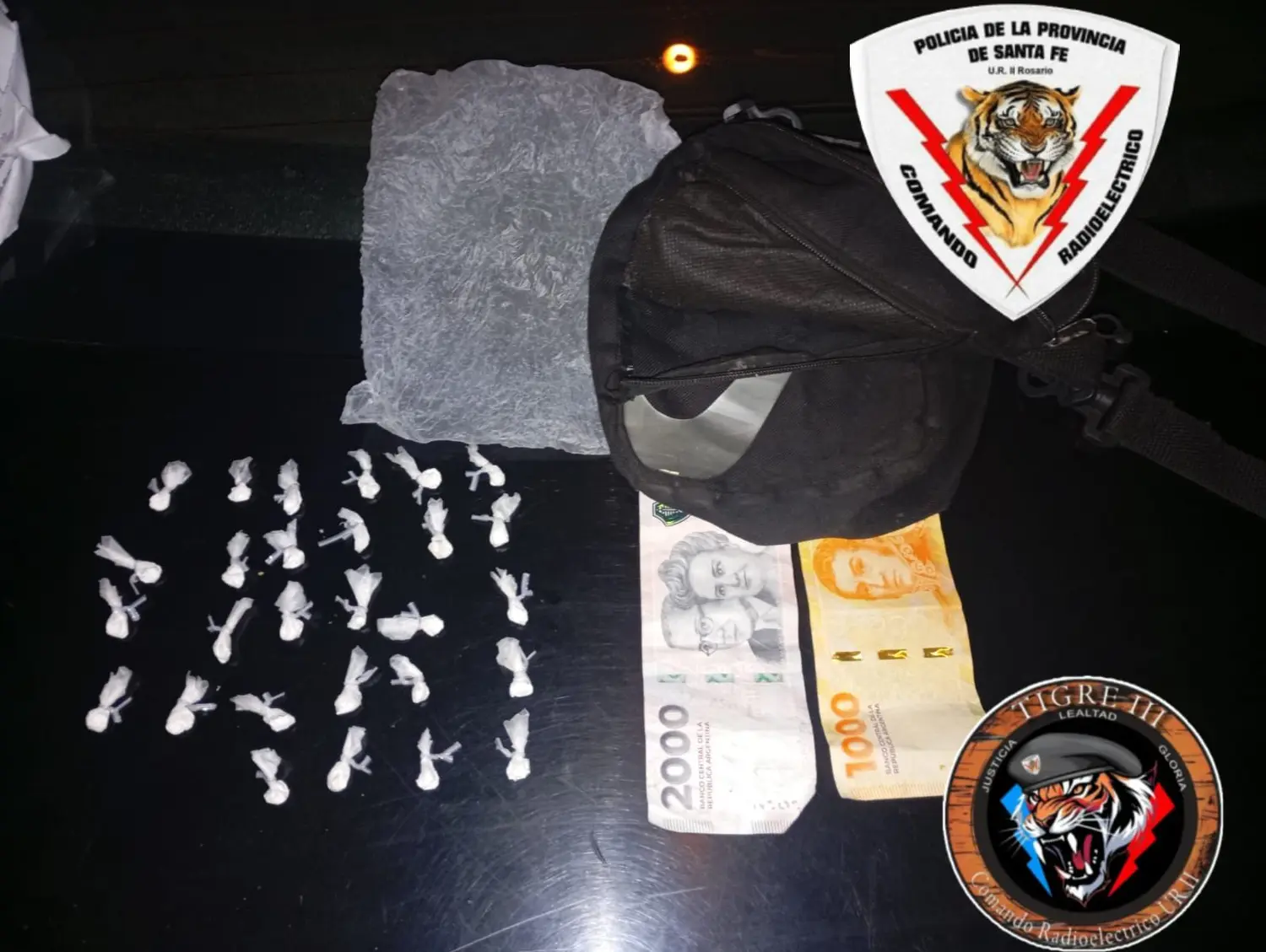 Elementos secuestrados.