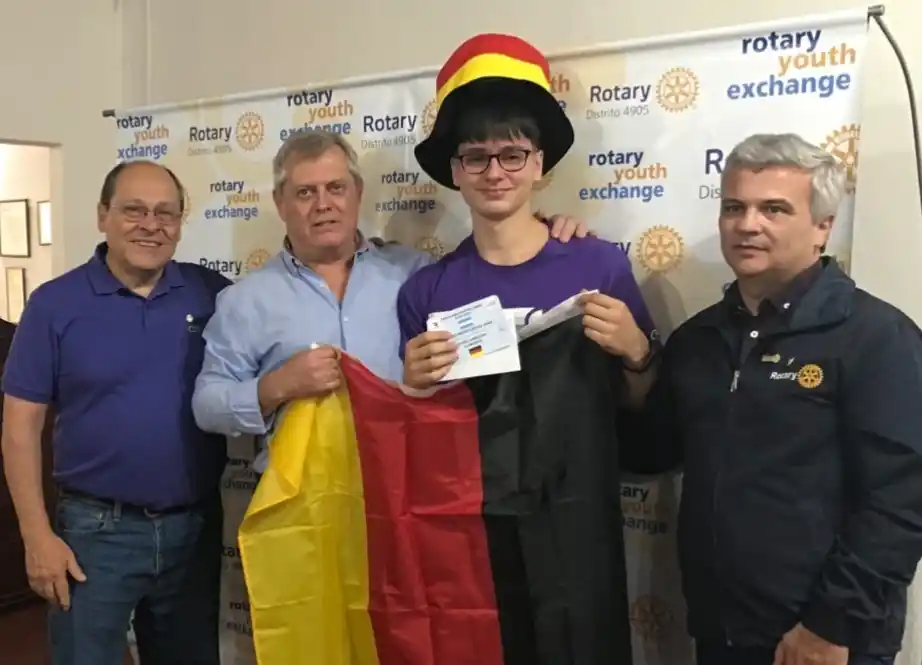 Intercambio de Jóvenes del Rotary: Juan Morete Rossi representará a Chascomús en Alemania