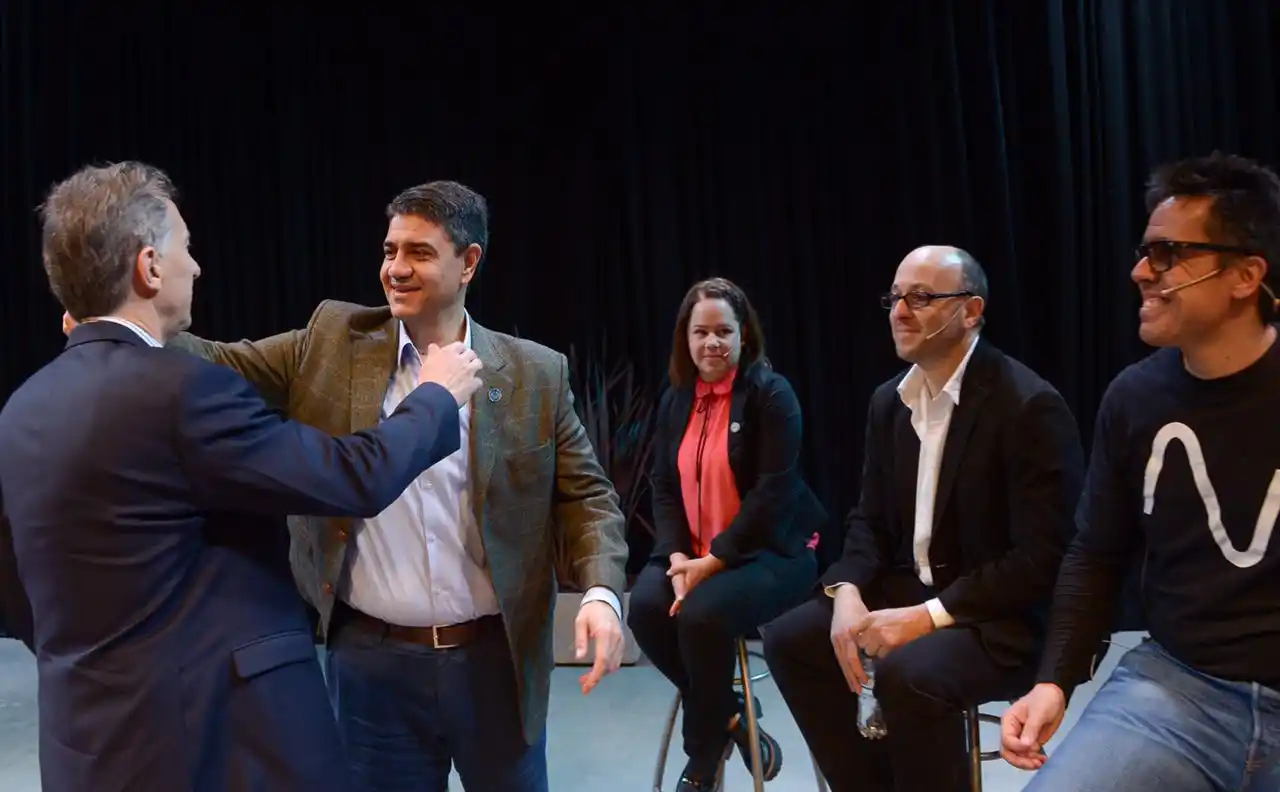 Mauricio Macri anunció proyectos para emprendedores junto a Jorge Macri