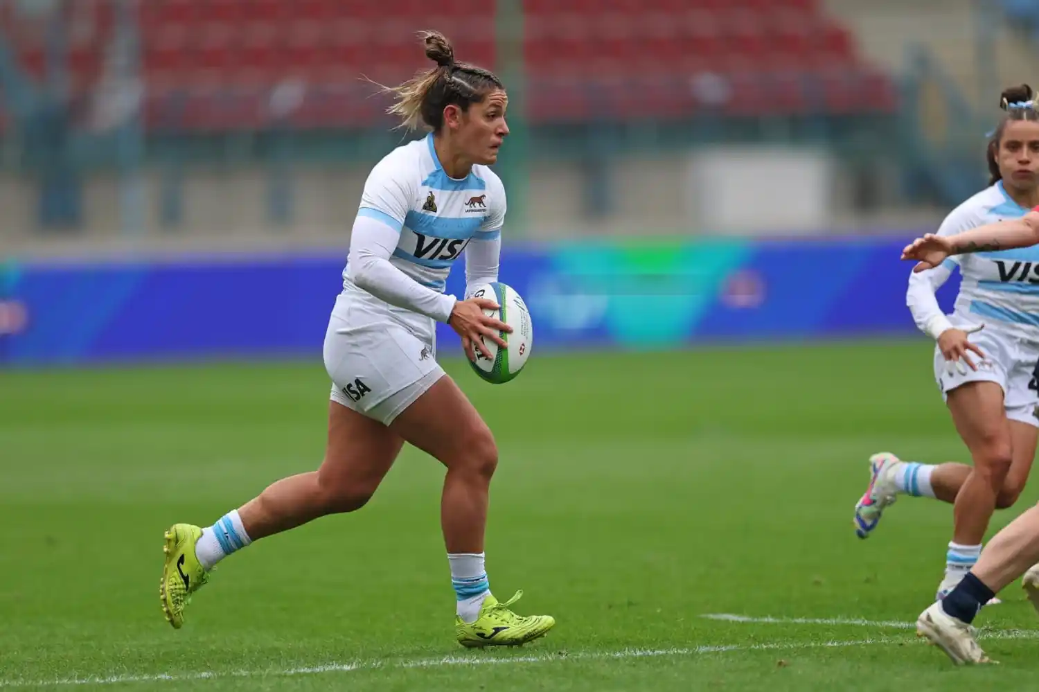 Las Yaguaretés, con María Taladrid, van por un lugar en el SVNS Challenger