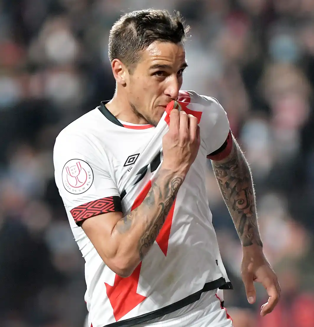 Trejo selló la victoria de Rayo Vallecano.