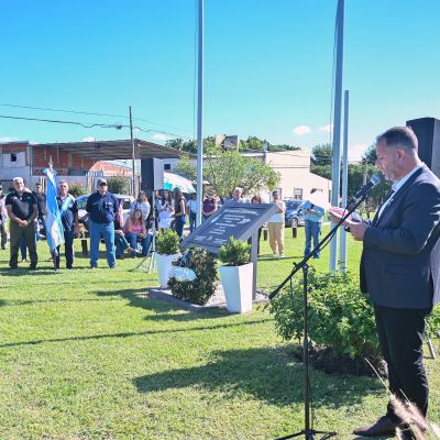 Pueblo Belgrano rindió homenaje a los Héroes de Malvinas