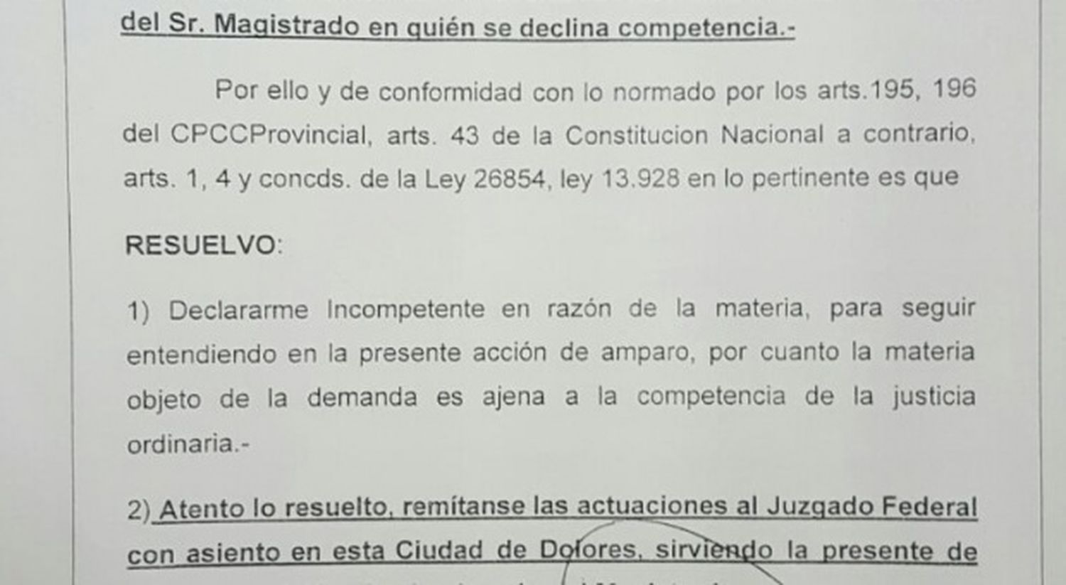 La Justicia frenó el "tarifazo" de gas en La Costa bonaerense  