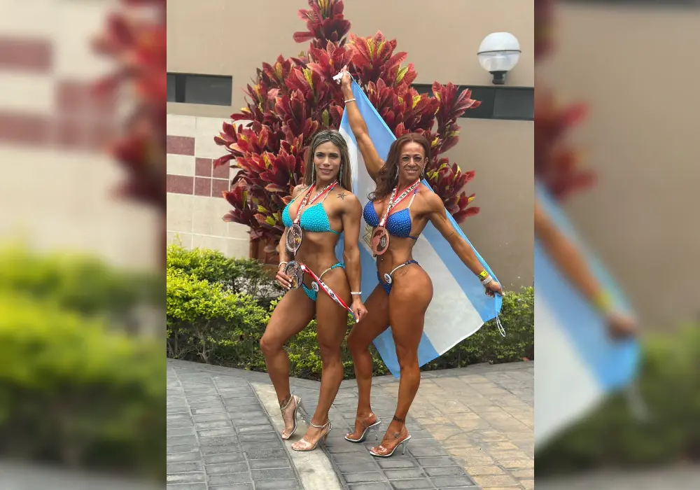 Los culturistas sampedrinos se destacaron en Lima.