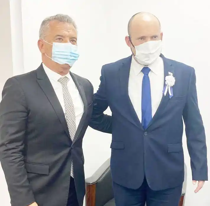 Urribarri fue recibido por el nuevo primer ministro de Israel y le transmitió el saludo del gobierno argentino