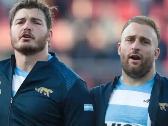 Los rafaelinos Pedro Rubiolo y Mayco Vivas, presentes en la concentración Pumas.Foto:UAR